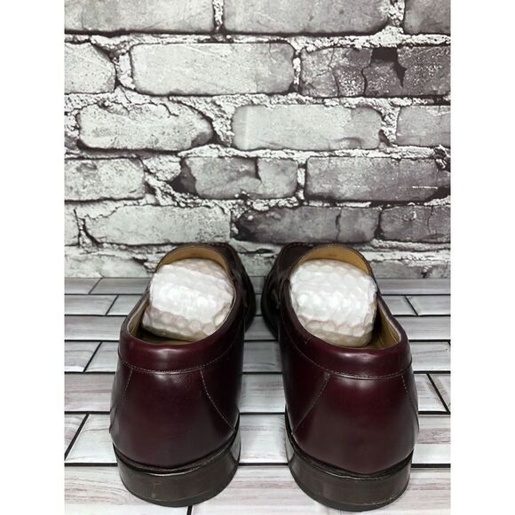 Jack Erwin Charlie Burgundy Leather Penny Loafers Dress Shoes Men Sz 9.5 US/43EU main image 7